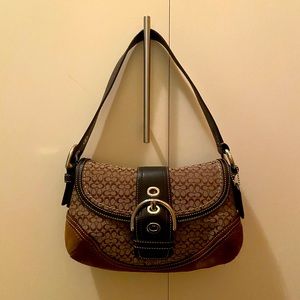 Coach Vintage Brown Soho Signature Shoulder Bag J0749-F10926